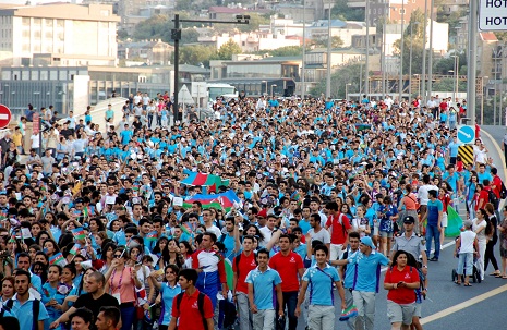 Baku hosted a parade dedicated to European games - PHOTOS